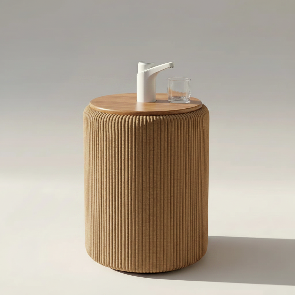 Mueble Cubre Bidón Camel